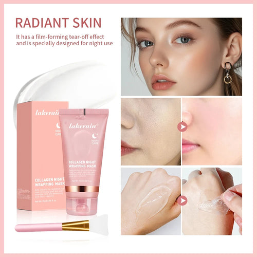 Collagen Night Wrapping Mask And Brush