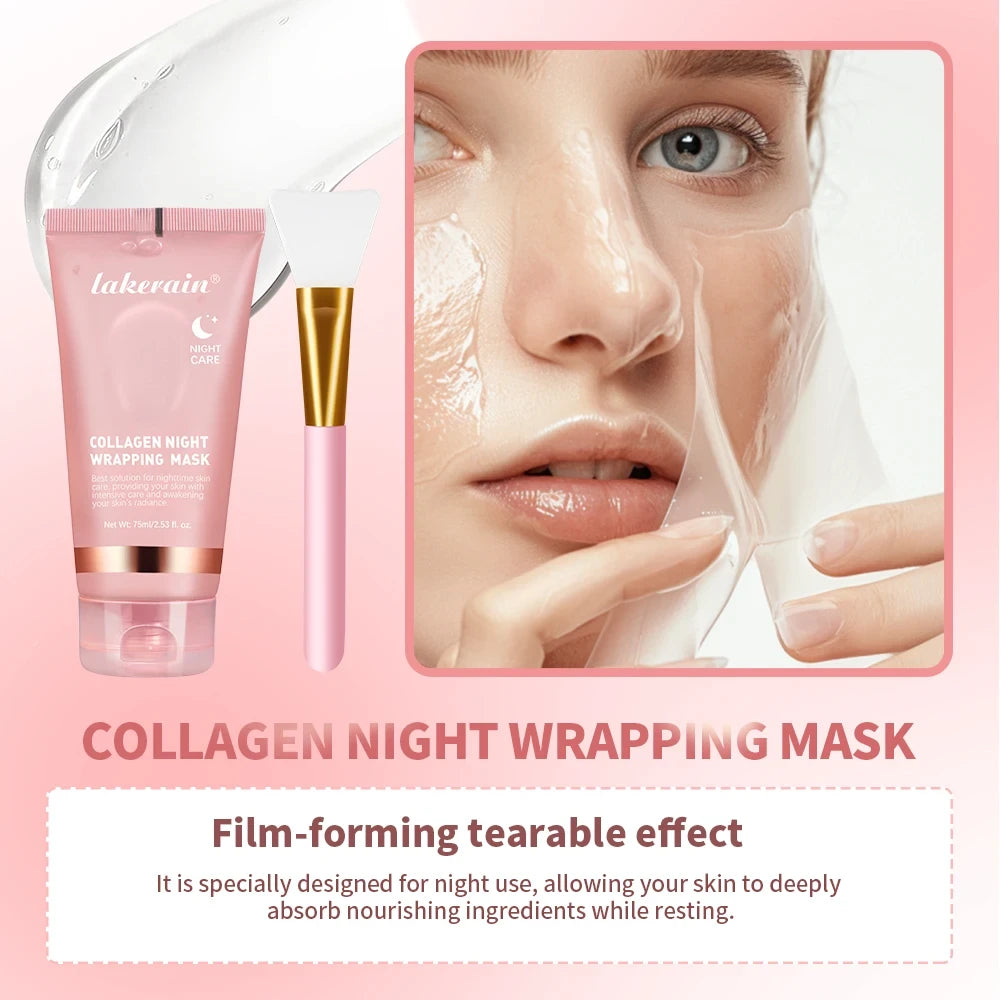 Collagen Night Wrapping Mask And Brush