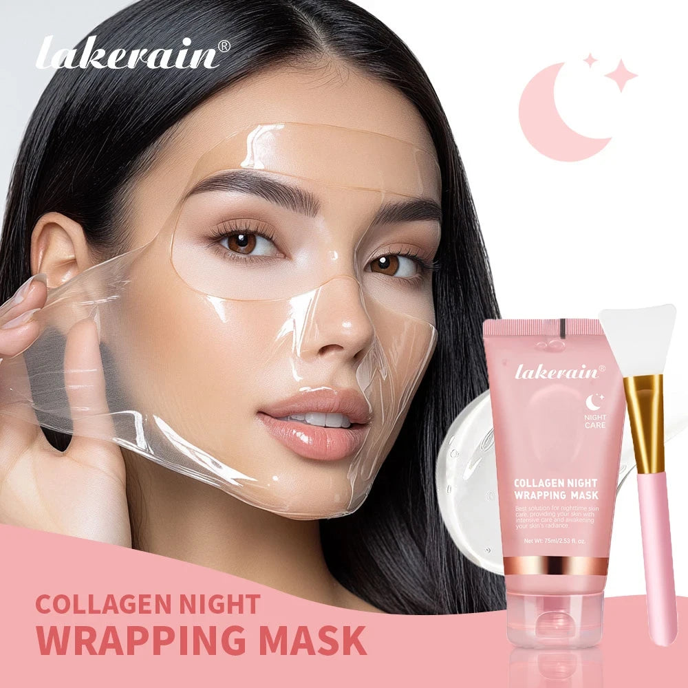 Collagen Night Wrapping Mask And Brush