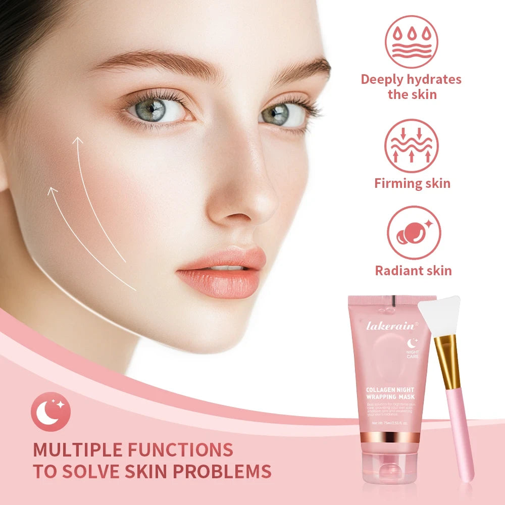 Collagen Night Wrapping Mask And Brush